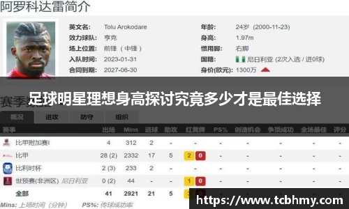 足球明星理想身高探讨究竟多少才是最佳选择